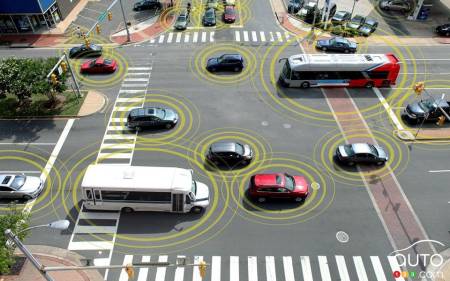 Toyota prépare des véhicules qui communiqueront entre eux dès 2021